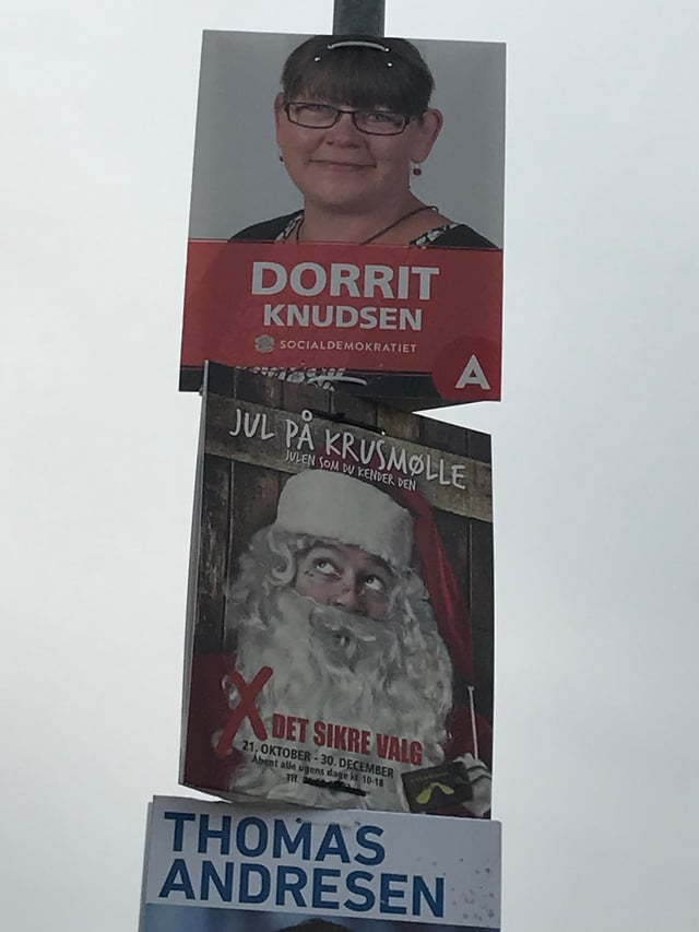 Nogen udnytter valget til markedsføring 😊