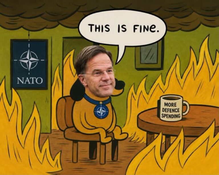 This is how it feels to look at Mark Rutte in interviews with Donald Trump