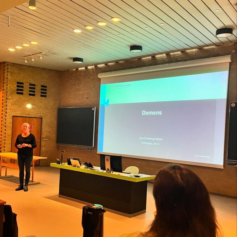Neurolog Lise Salem giver på efterårsmødet en introduktion til demens #yngregeriatere