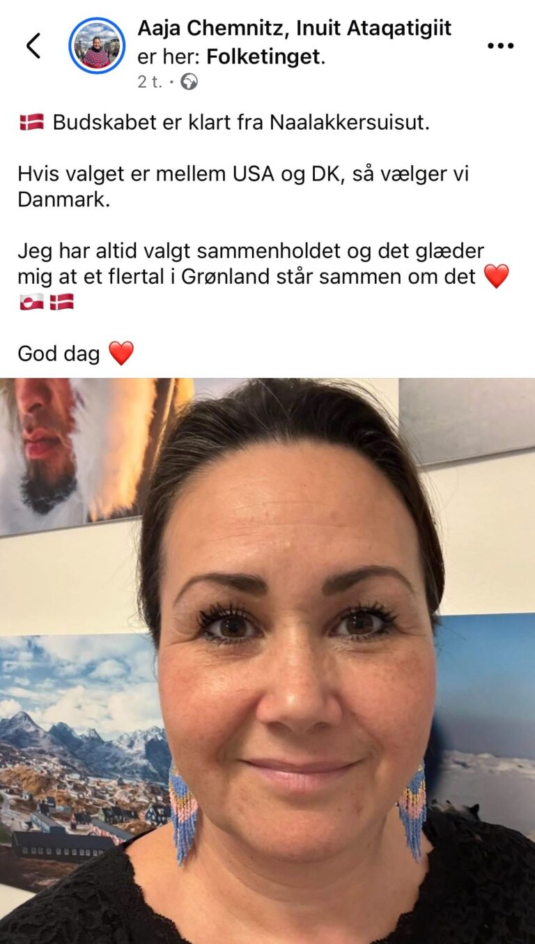 Aaja Chemnitz har altid været en meget fornuftig politiker #dkpol