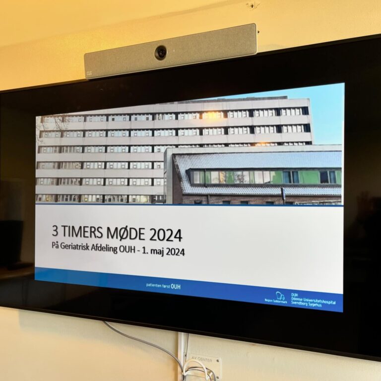 Klar til 3 timers møde på Geriatrisk afdeling. Det er et møde hvor alle uddannelseslæger mødes og kun skal snakke om hvordan uddannelsen kan blive bedre. Spændende hvad der kommer ud af det🙂