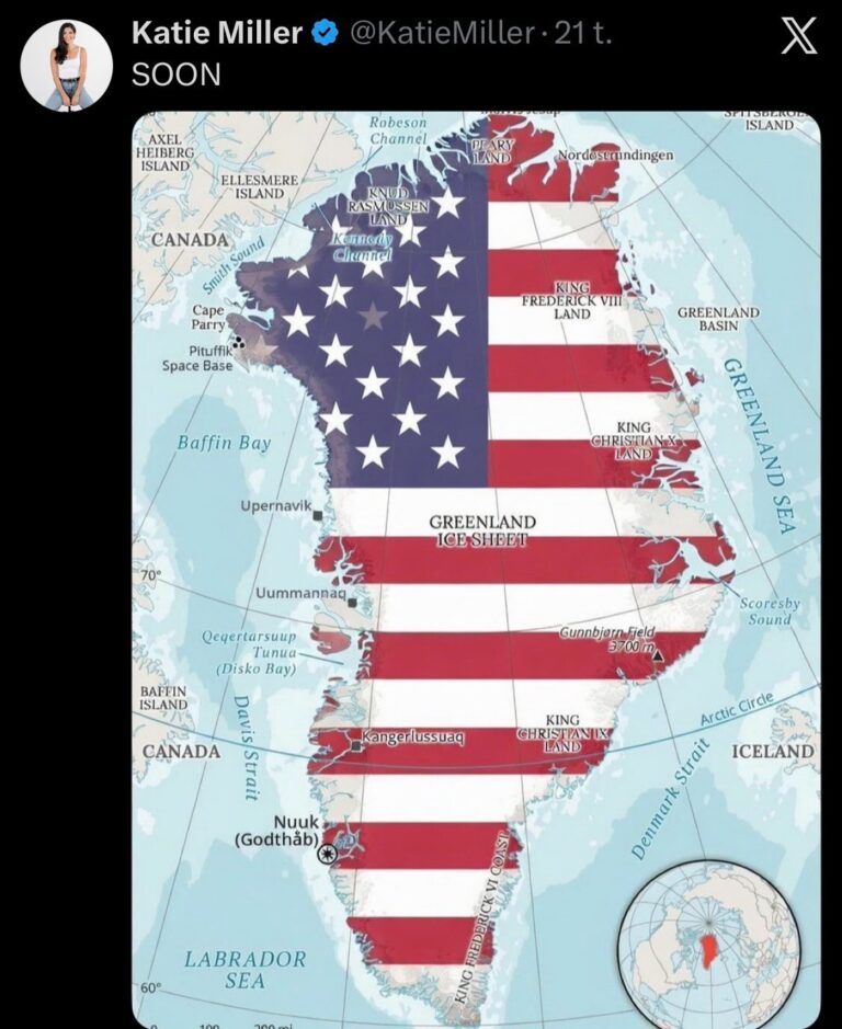 Katie Millers tweet er en fornærmelse mod det grønlandske folk og næppe planlagt af hende selv. Hvordan amerikanerne kan finde på det overfor deres egne allierede er ubegribeligt